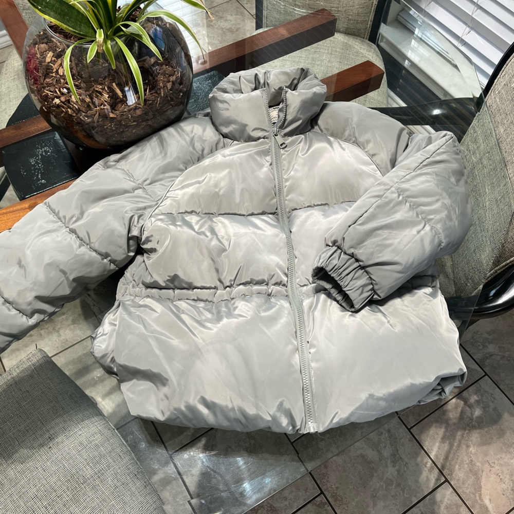 Ci Sono Gray Puffer Jacket